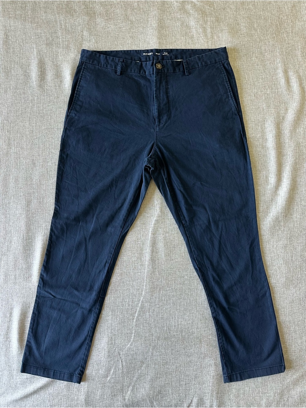 Old Navy Navy Blue Slim Chinos